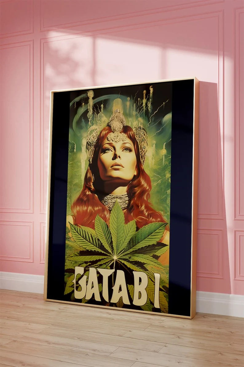 Weed Poster, wall art, vintage poster, Retro Cannabis, Poster Weed Related, housewarming gift, home, decor, Gifts for Boys, Gifts, Cannabis Print, Birthday Gifts, art print