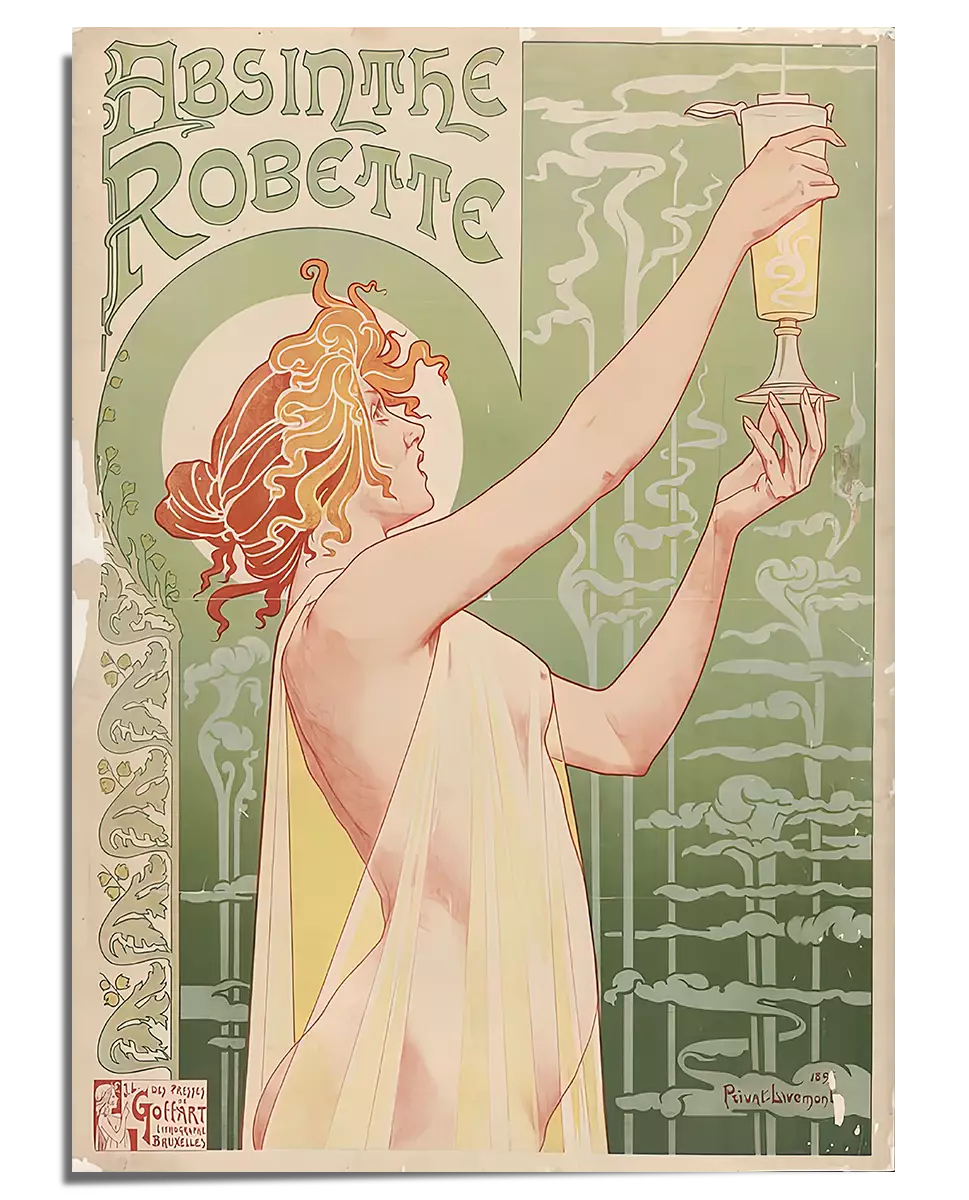 Absithe Robette - Vintage advertising poster