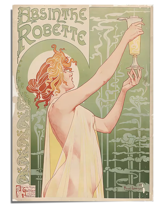 Absithe Robette - Vintage-Werbeplakat