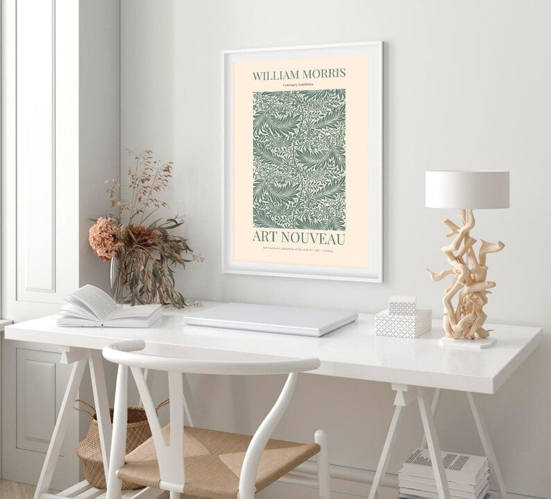 Wall art, print, Poster, Housewarming, Home decor, Girl, Art print, art, Aesthetic, Gifts, Vintage, Vintage Poster, Vintage Wall Art, Flower Art, William Morris