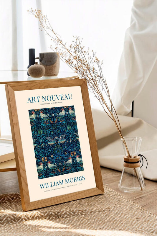 wall art, print, poster, Housewarming, home decor, girl, art print, art, aesthetic, Gifts, Vintage, Vintage Poster, Vintage Wall Art, Flower Art, William Morris
