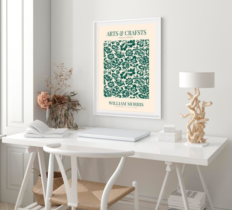 Wall art, print, Poster, Housewarming, Home decor, Girl, Art print, art, Aesthetic, Gifts, Vintage, Vintage Poster, Vintage Wall Art, Flower Art, William Morris