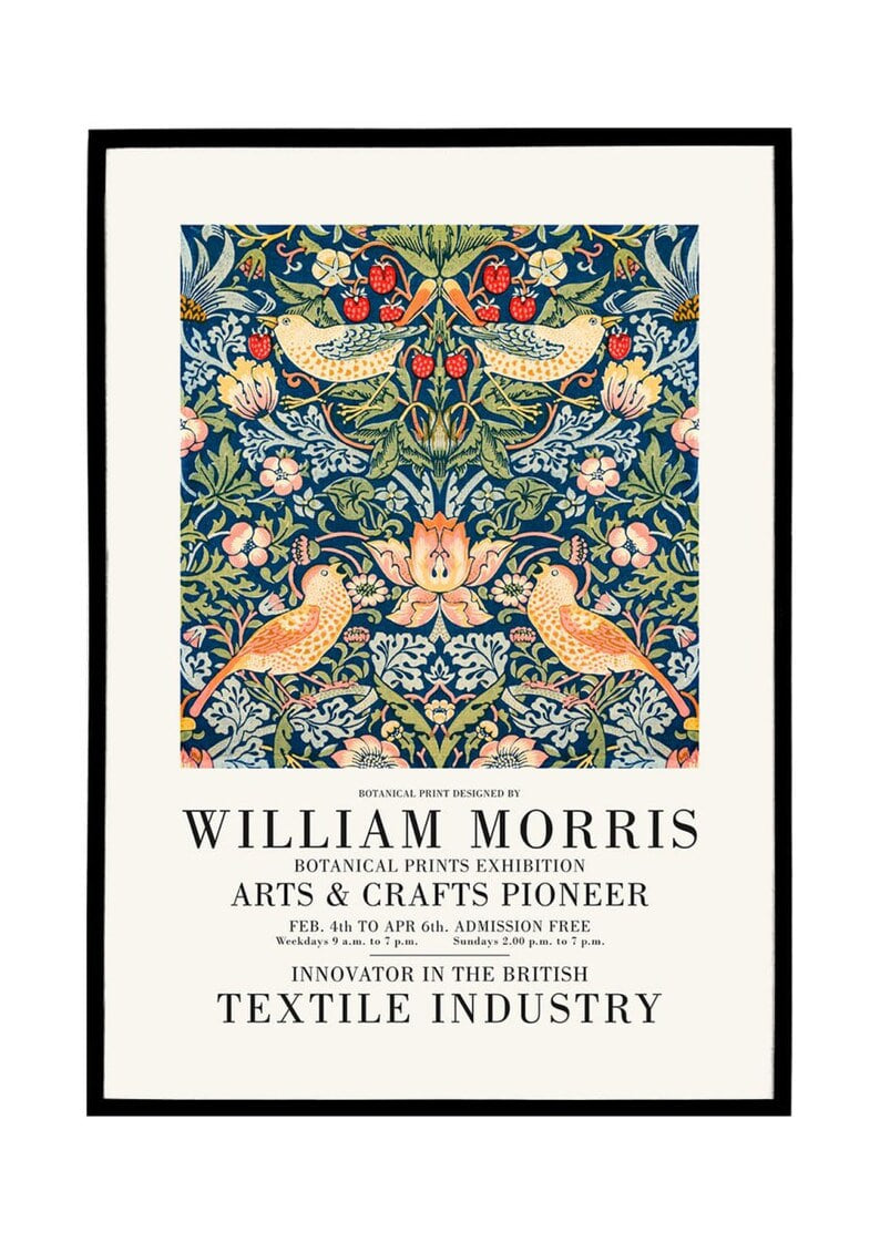 wall art, print, poster, Housewarming, home decor, girl, art print, art, aesthetic, Gifts, Vintage, Vintage Poster, Vintage Wall Art, William Morris
