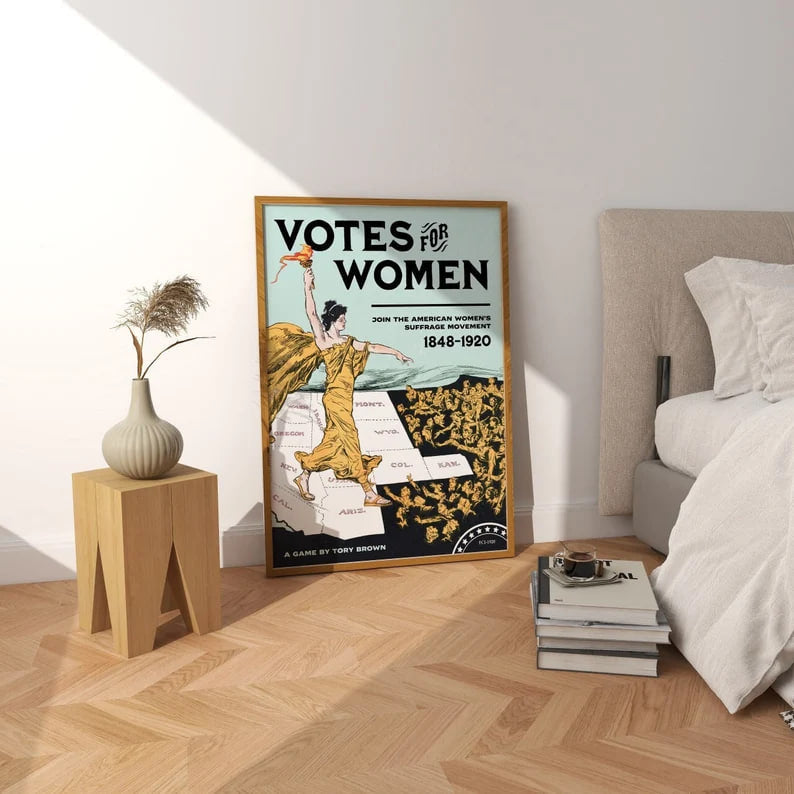 Women's suffrage Poster, Iconic Feminist Art, "Votes for Women" Print, Women Rights Poster, Vintage Feminist Wall Art, HIGH QUALITY PRINT