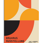 A modernist poster with an abstract geometric design featuring overlapping circles and curved shapes in orange, red, black, and beige. The lower section includes the text "Bauhaus Ausstellung Sütterlin Badenerstrasse II Juli-Sept 1923" in a structured, Bauhaus-inspired typeface. The bold colors and minimalistic composition reflect the Bauhaus movement's emphasis on design, form, and function.