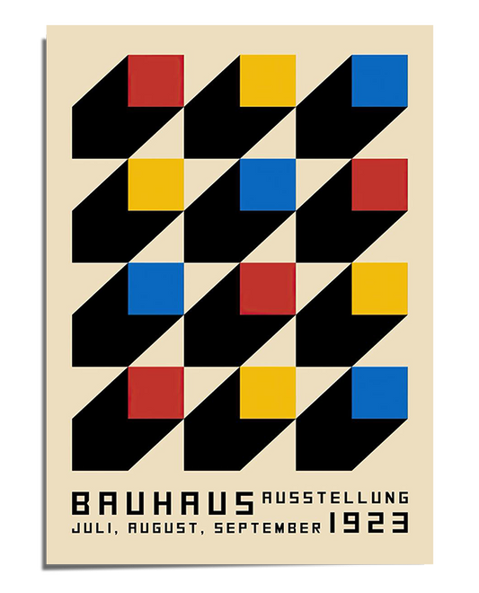 Bauhaus Ausstellung 1923 Poster – Colorful Geometric Design