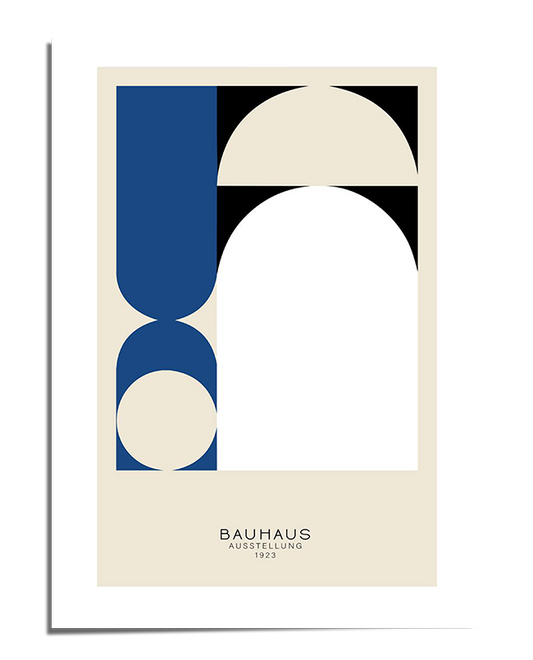 Bauhaus Exhibition Poster - Geometric Art 1923