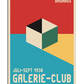 Bauhaus Galerie-Club 1938 Poster – Geometric Color Block Art