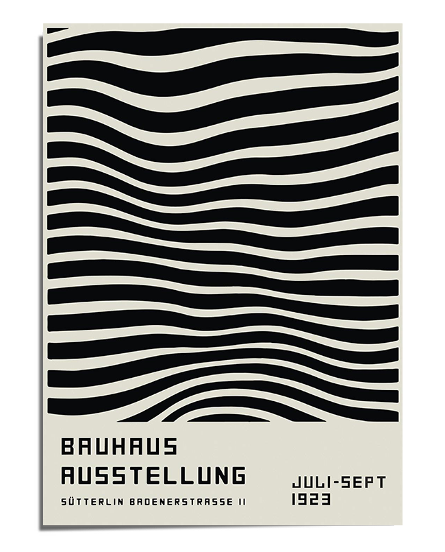 Bauhaus Exhibition 1923 Poster – Geometric Color Block Art