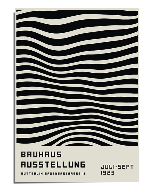 Bauhaus Exhibition 1923 Poster – Geometric Color Block Art