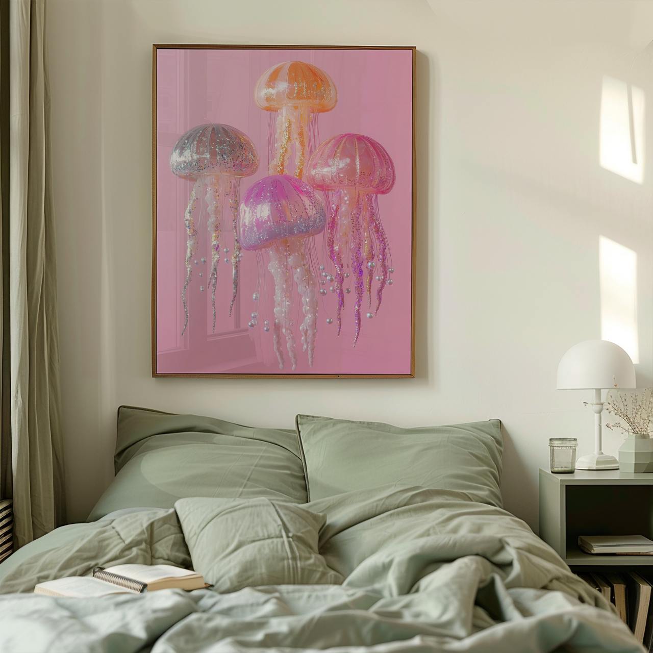 Underwater Fantasy – Jellyfish Sparkle Print