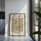 Poster of a basketball player in a kitchen with a plant and window in the background