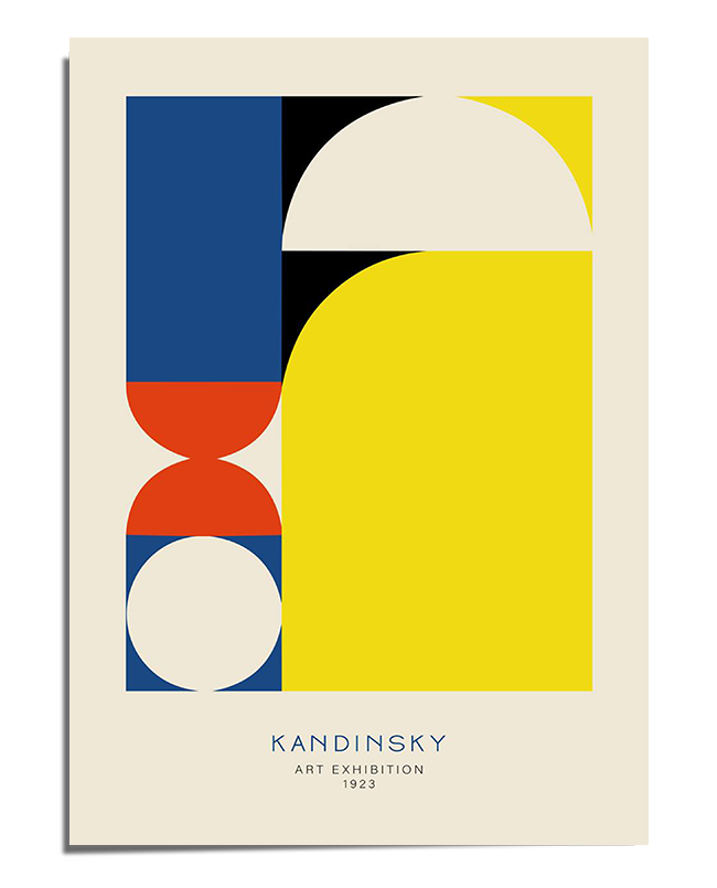 Kandinsky Bauhaus Poster - Geometric Abstract Art Print