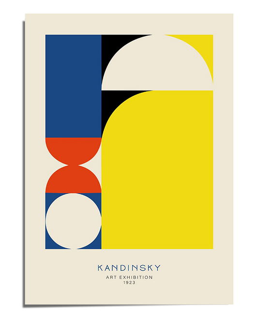 Kandinsky Bauhaus Poster - Geometric Abstract Art Print