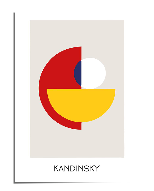 Kandinsky Geometric Abstract Print | Modern Art Decor