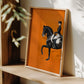 Elegant Dressage Horse Art Print | Equestrian Wall Decor