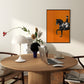 Elegant Dressage Horse Art Print | Equestrian Wall Decor