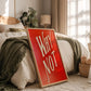 Why Not - Red Motivational Typography Poster