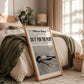 Do It for the Plot Newspaper Art Print | Vintage Black and White Wall Decor