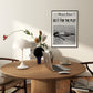 Do It for the Plot Newspaper Art Print | Vintage Black and White Wall Decor