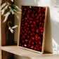 Pomegranate Jewels - Rich Red Fruit Art Print
