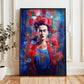 Frida Kahlo Floral Portrait Print - Vibrant Wall Art