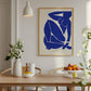 Matisse Blue Print - Bold Minimalist Wall Art