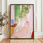 Matisse Sleeping Woman Print - Pastel Abstract Artwork