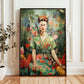 Frida Kahlo Jungle Portrait Print - Vibrant Tropical Wall Art