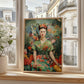 Frida Kahlo Jungle Portrait Print - Vibrant Tropical Wall Art