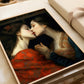 Sapphic Kiss Oil Painting | Classic Lesbian Art