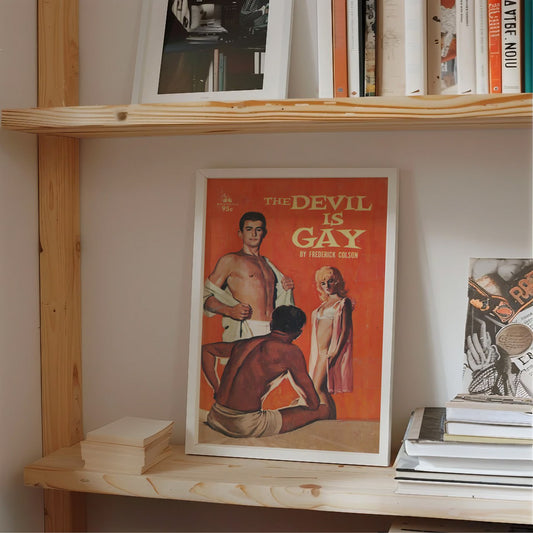 The Devil Is Gay by Frederick Colson | Bold LGBTQ+ Vintage Poster