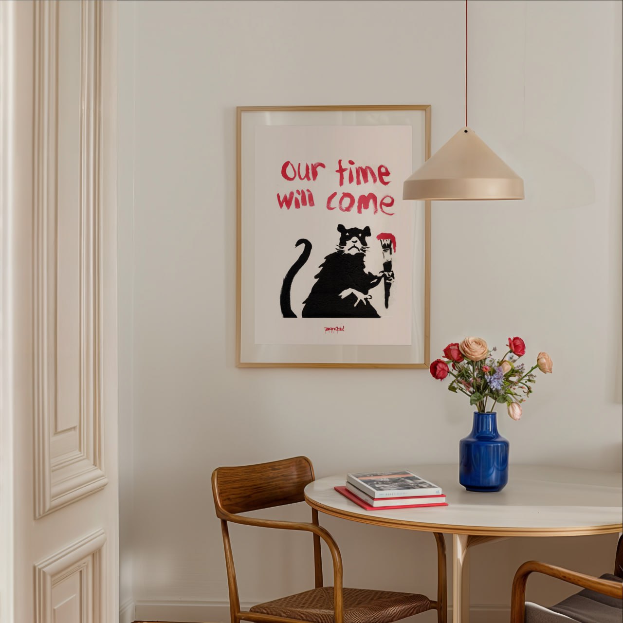 Our Time Will Come" Banksy-Inspired Wall Art | Graffiti Street Art Print