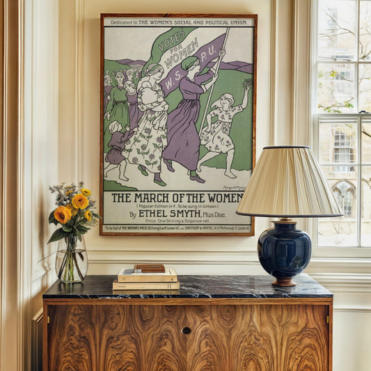 The March of the Women by Margaret Morris | Feminist Suffrage Poster