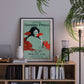 Philadelphia Sunday Press Art Nouveau Poster | Floral Vintage Print