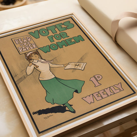 Votes for Women | Vintage Suffragette Poster