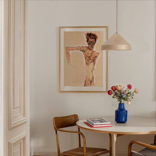 Egon Schiele Expressionist Print | Art for Modern Spaces