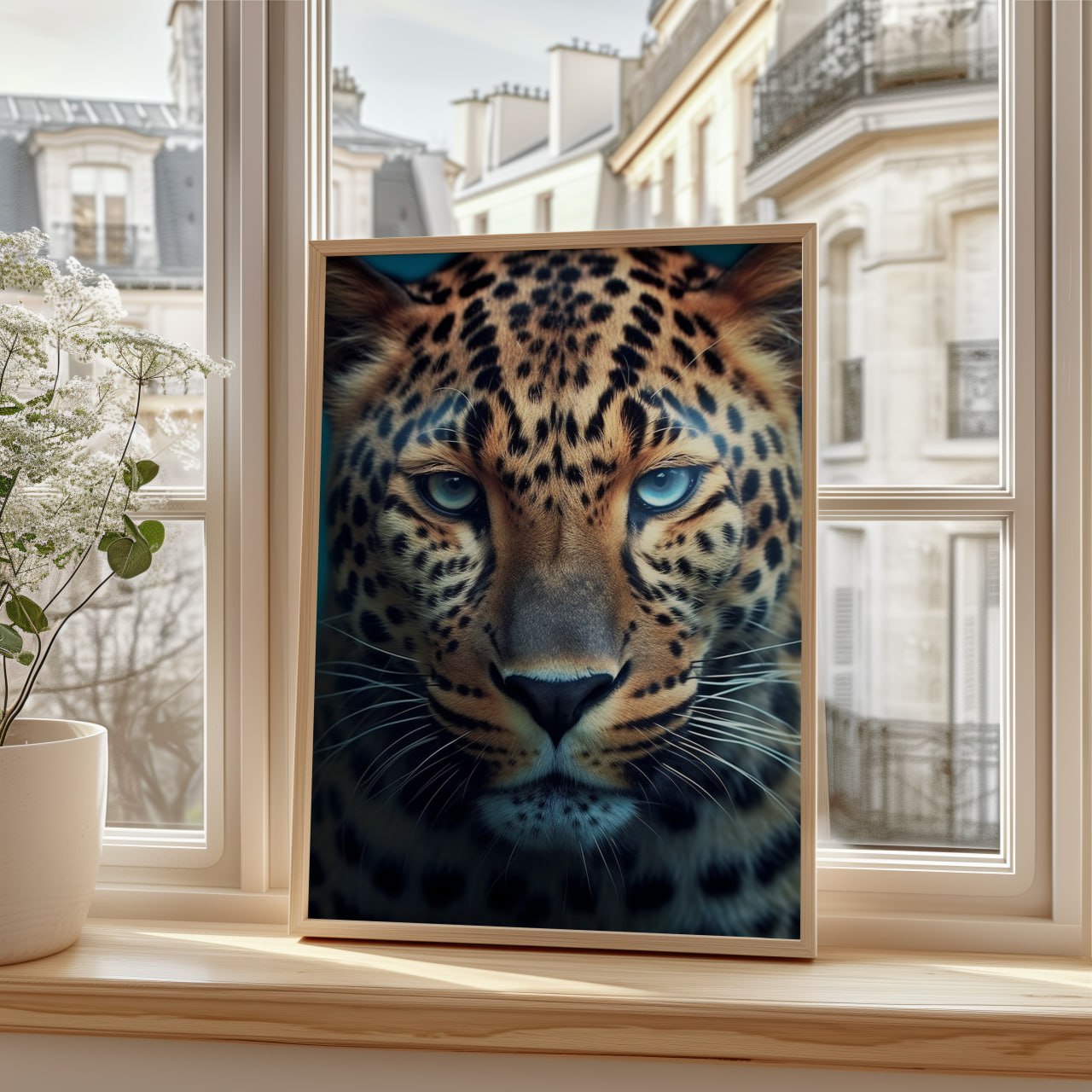 Leopard Portrait | Striking Wildlife Art Print