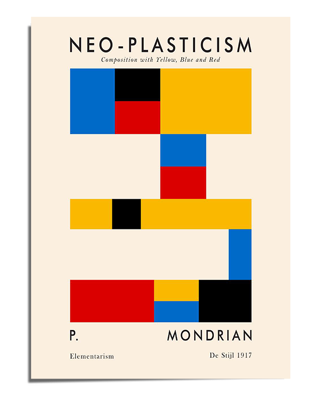 Piet Mondrian Neo-Plasticism Poster