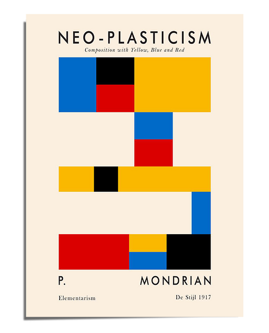 Piet Mondrian Neo-Plasticism Poster