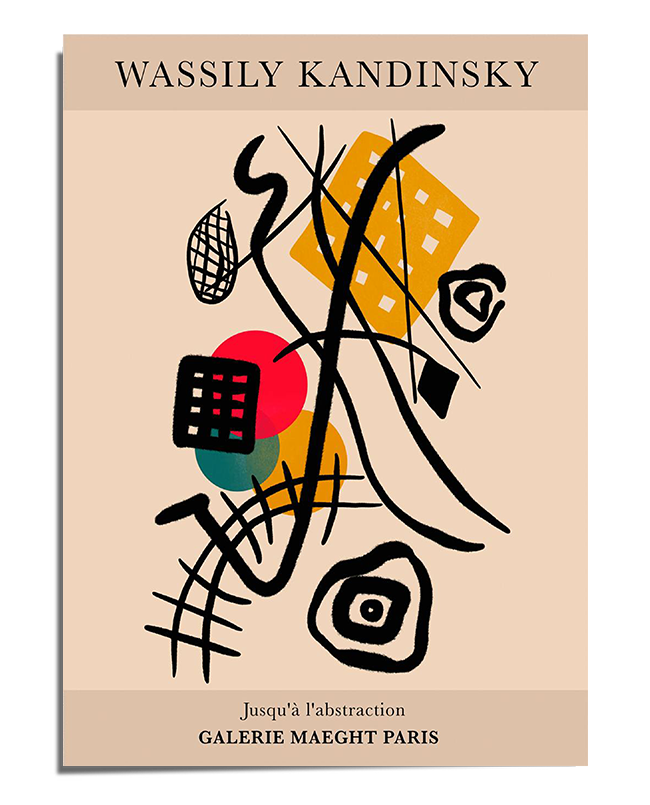 Wassily Kandinsky Abstract Poster - Galerie Maeght