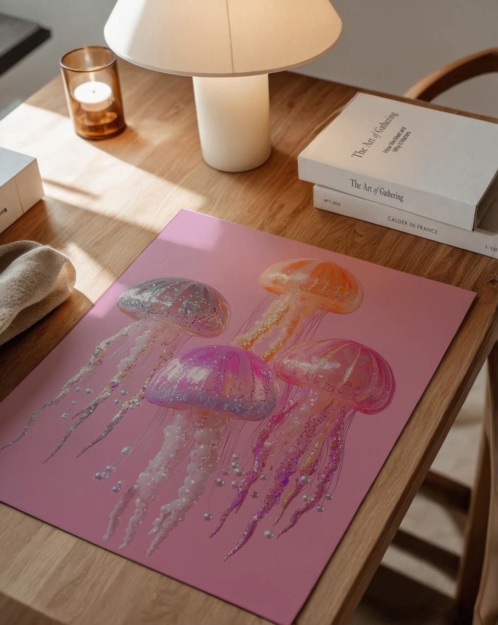 Underwater Fantasy – Jellyfish Sparkle Print